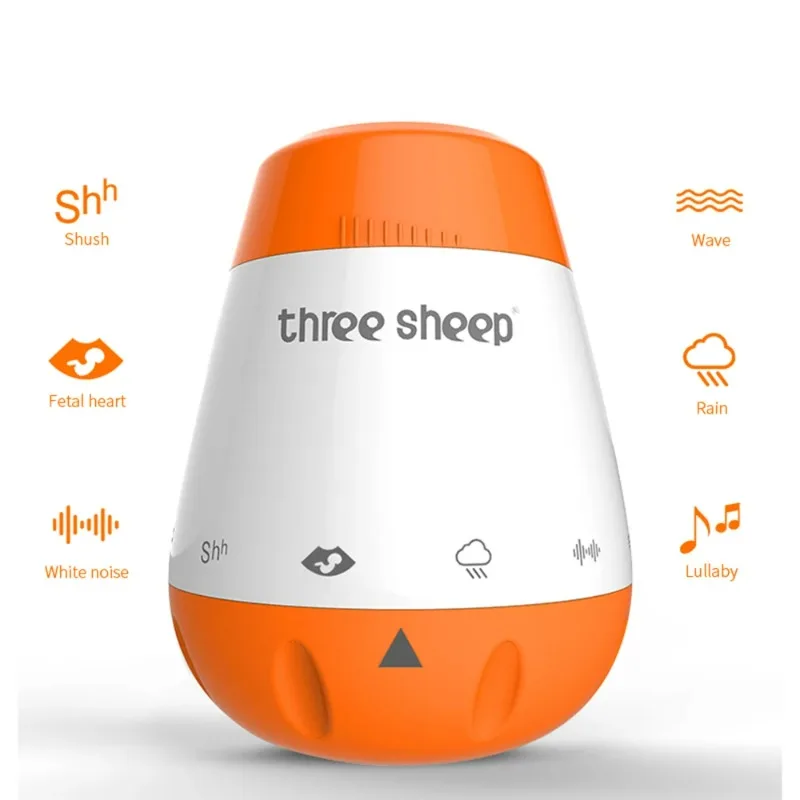 White Noise Machine Baby - آلة الضوضاء البيضاء للأطفال، مستشعر صوت