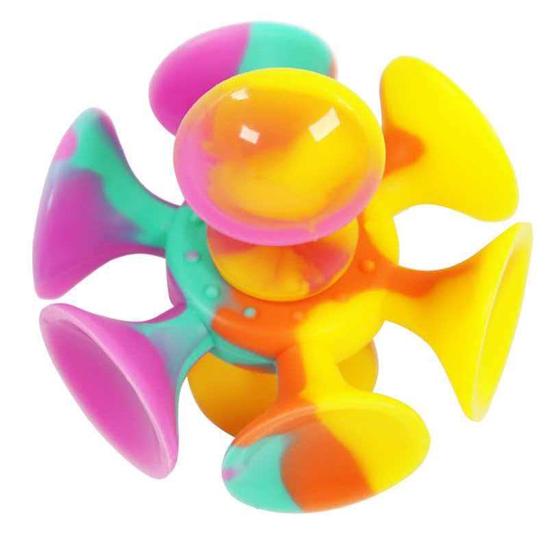 Baby Products Unique - سبينر فيدجت سيليكون فريد بكأس شفط