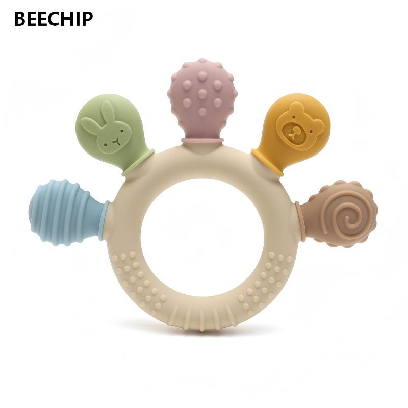 Baby Products Best - جديد اليد متعدد الألوان سيليكون الطفل
