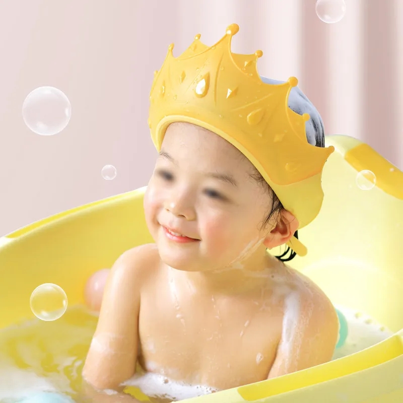 Baby Products For Bathing - قبعة استحمام الطفل ، قبعة الشامبو