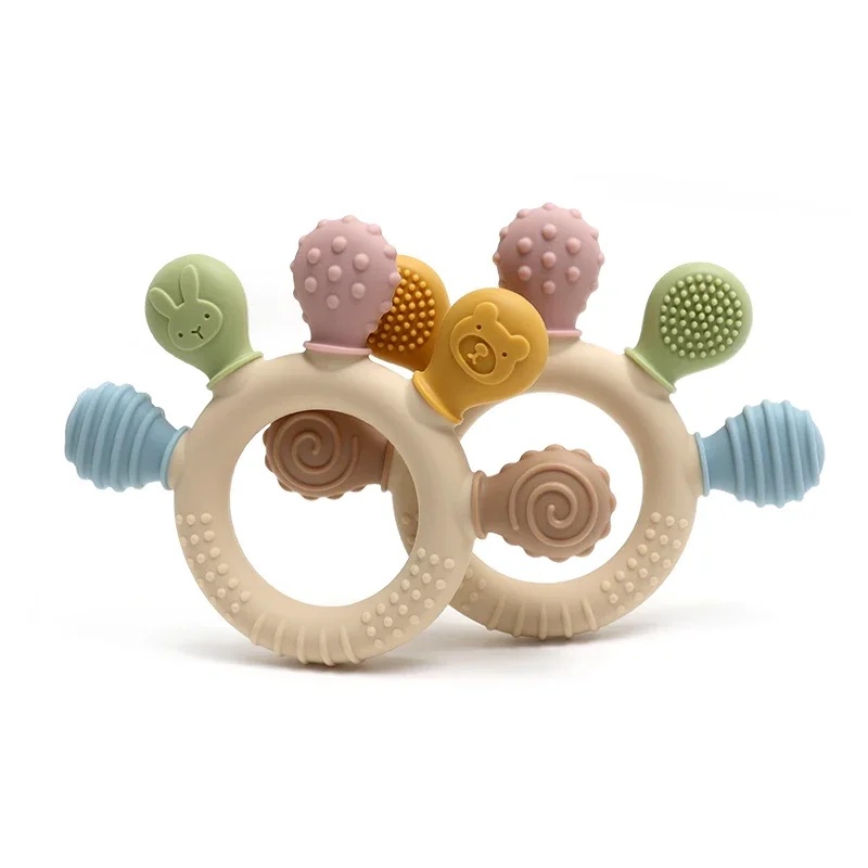 حلقة تسنين سيليكون جديدة متعدد - مراجعة Baby Products Best وسعره