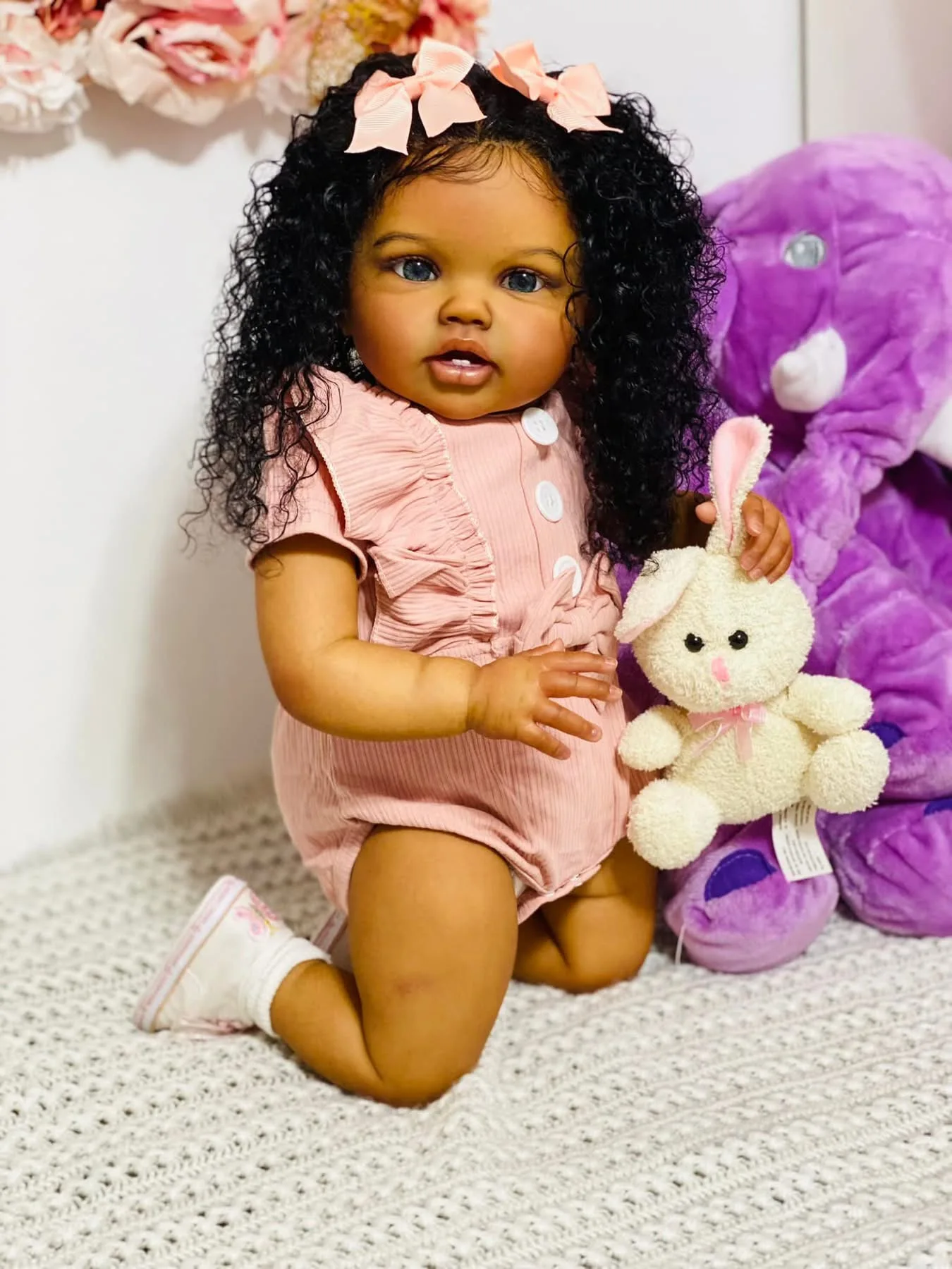 24 بوصة تولد من جديد طفل رضيع  - مراجعة Baby Products For Curly Hair وسعره