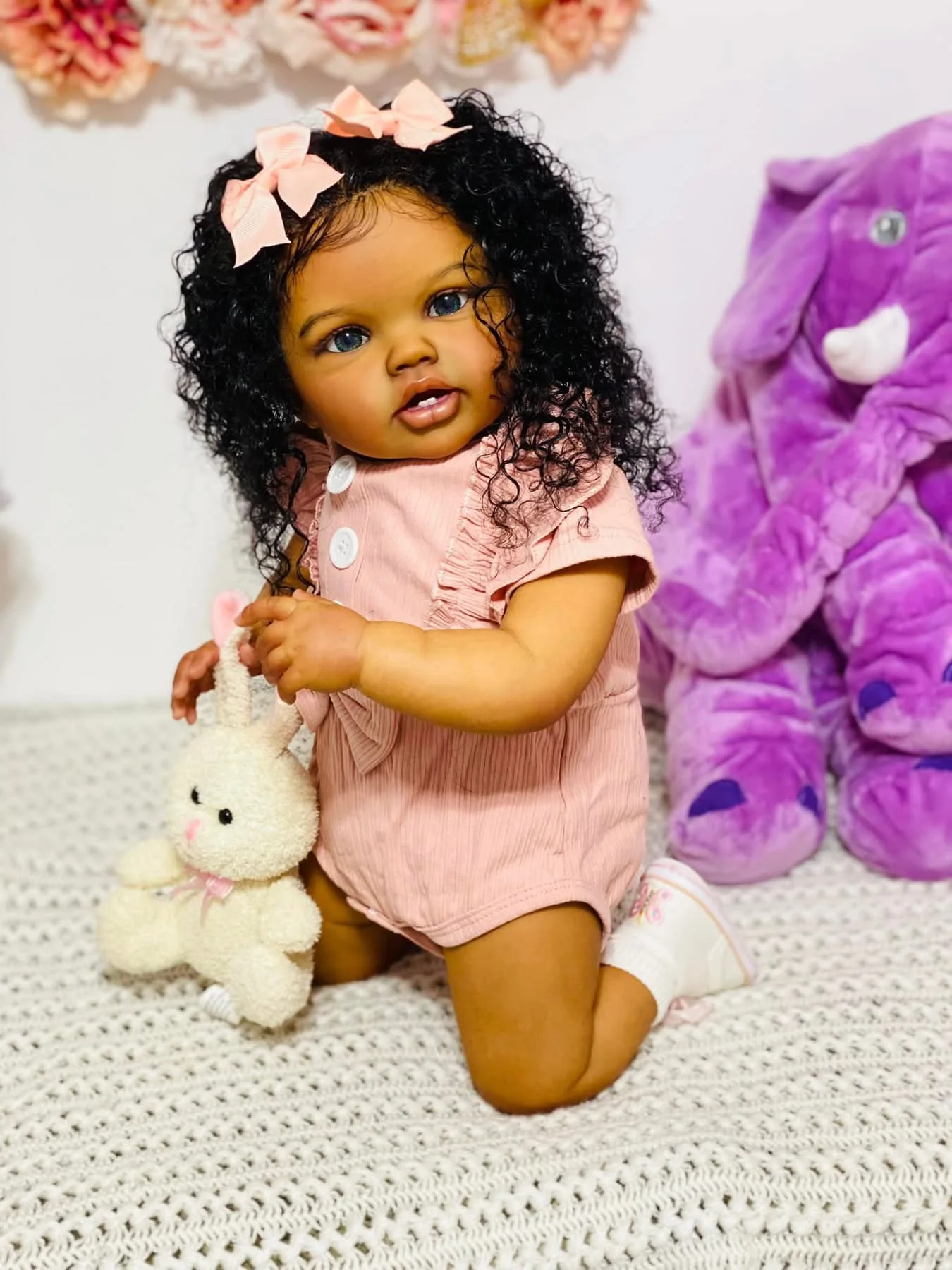 24 بوصة تولد من جديد طفل رضيع  - مراجعة Baby Products For Curly Hair وسعره