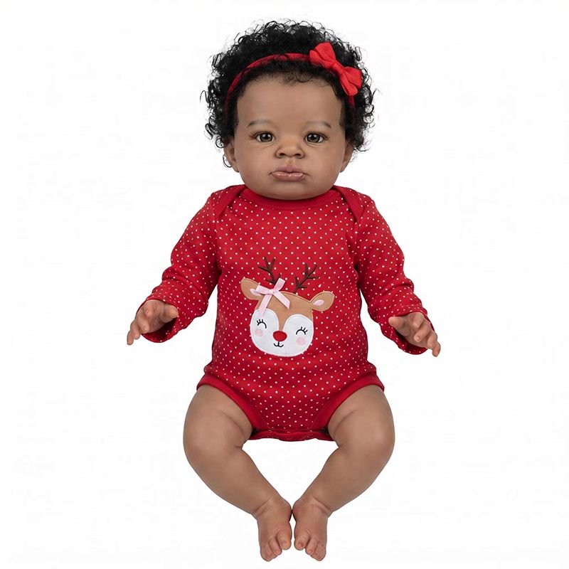 دمية طفلة بشرة داكنة جاهزة بطو - مراجعة Baby Products For Curly Hair وسعره