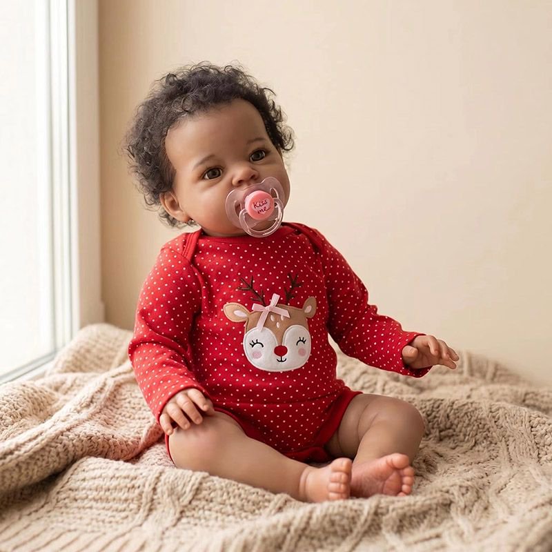 دمية طفلة بشرة داكنة جاهزة بطو - مراجعة Baby Products For Curly Hair وسعره