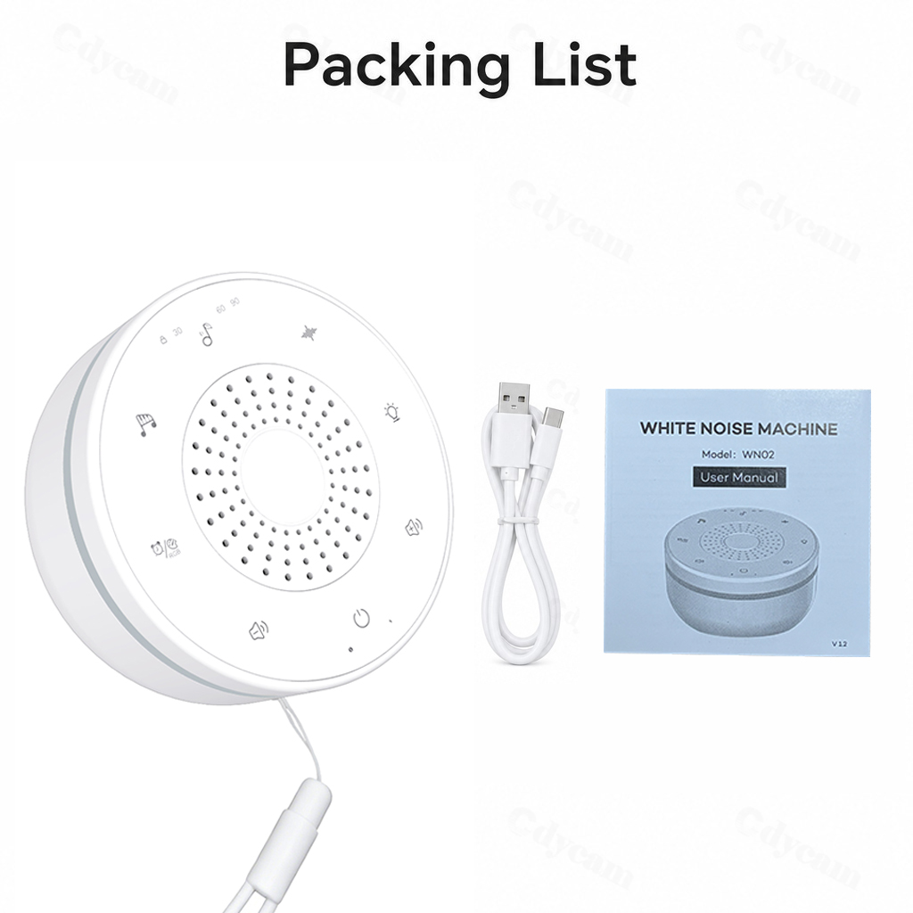 جهاز ضوضاء بيضاء للأطفال قابل  - مراجعة White Noise Machine Baby وسعره