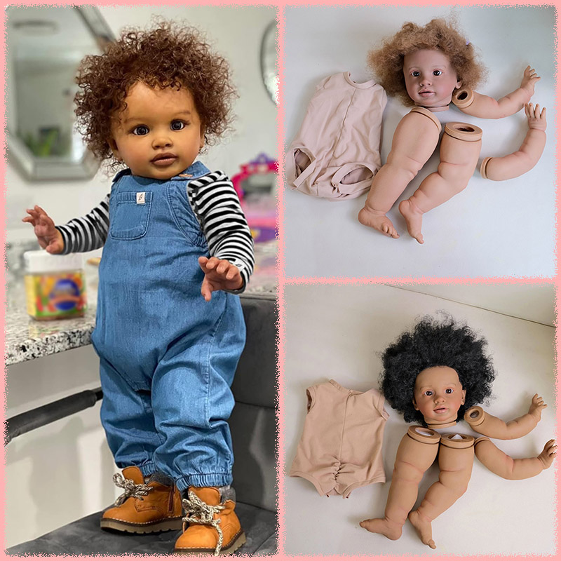 طقم دمية ريبورن بيبا بشرة داكن - مراجعة Baby Products For Curly Hair وسعره